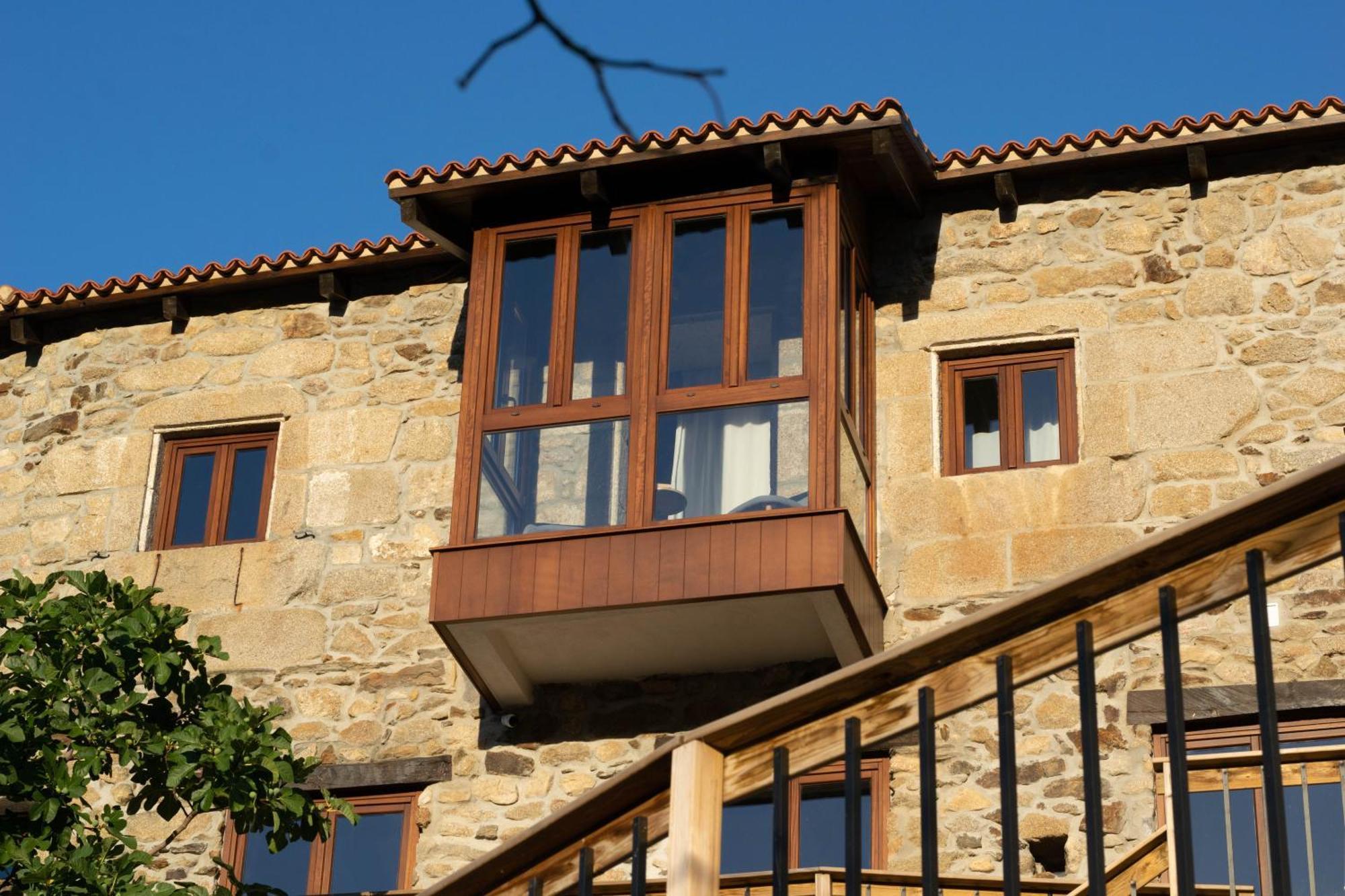 Ecolagar O Barqueiro Villa Pantón Exteriör bild