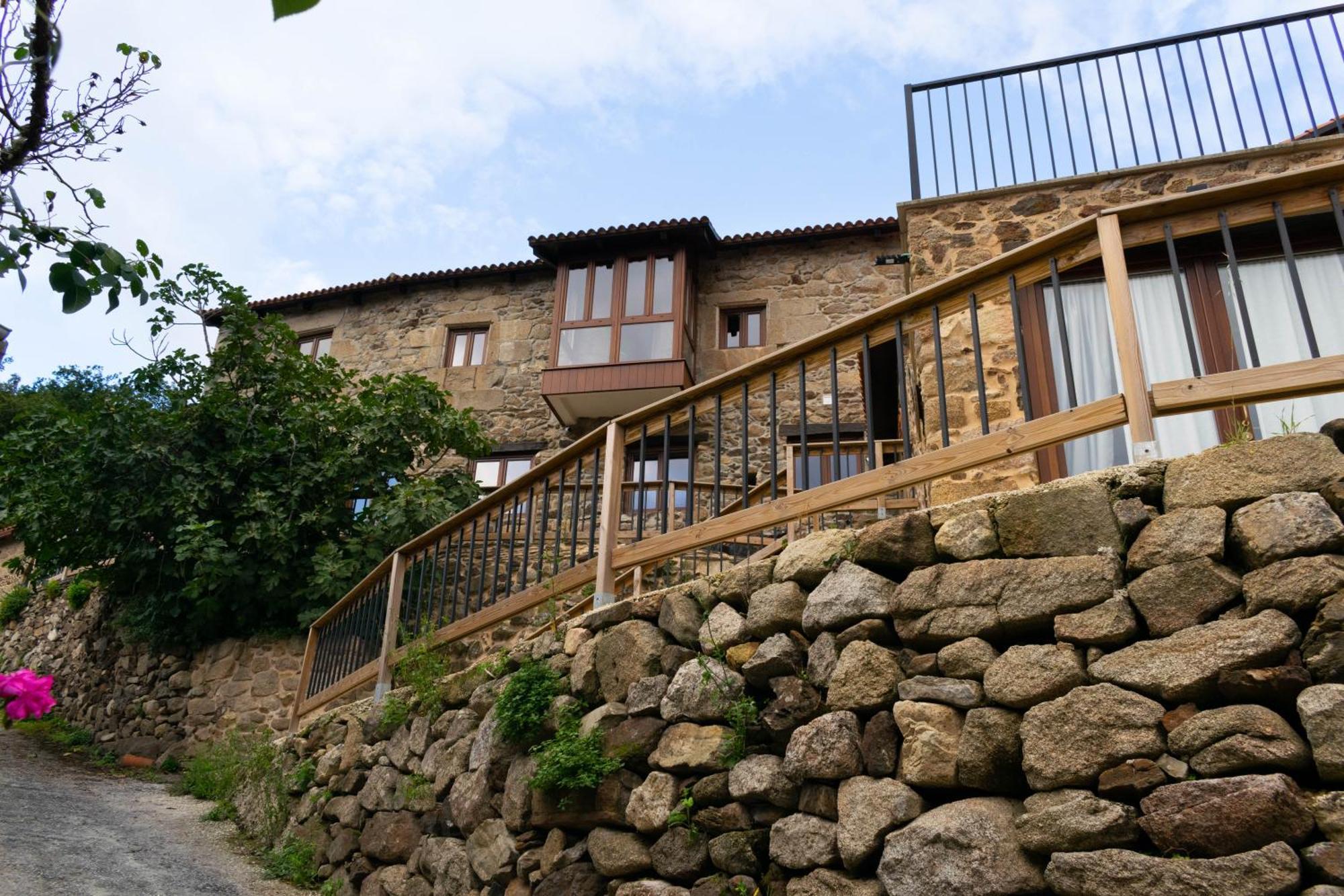Ecolagar O Barqueiro Villa Pantón Exteriör bild
