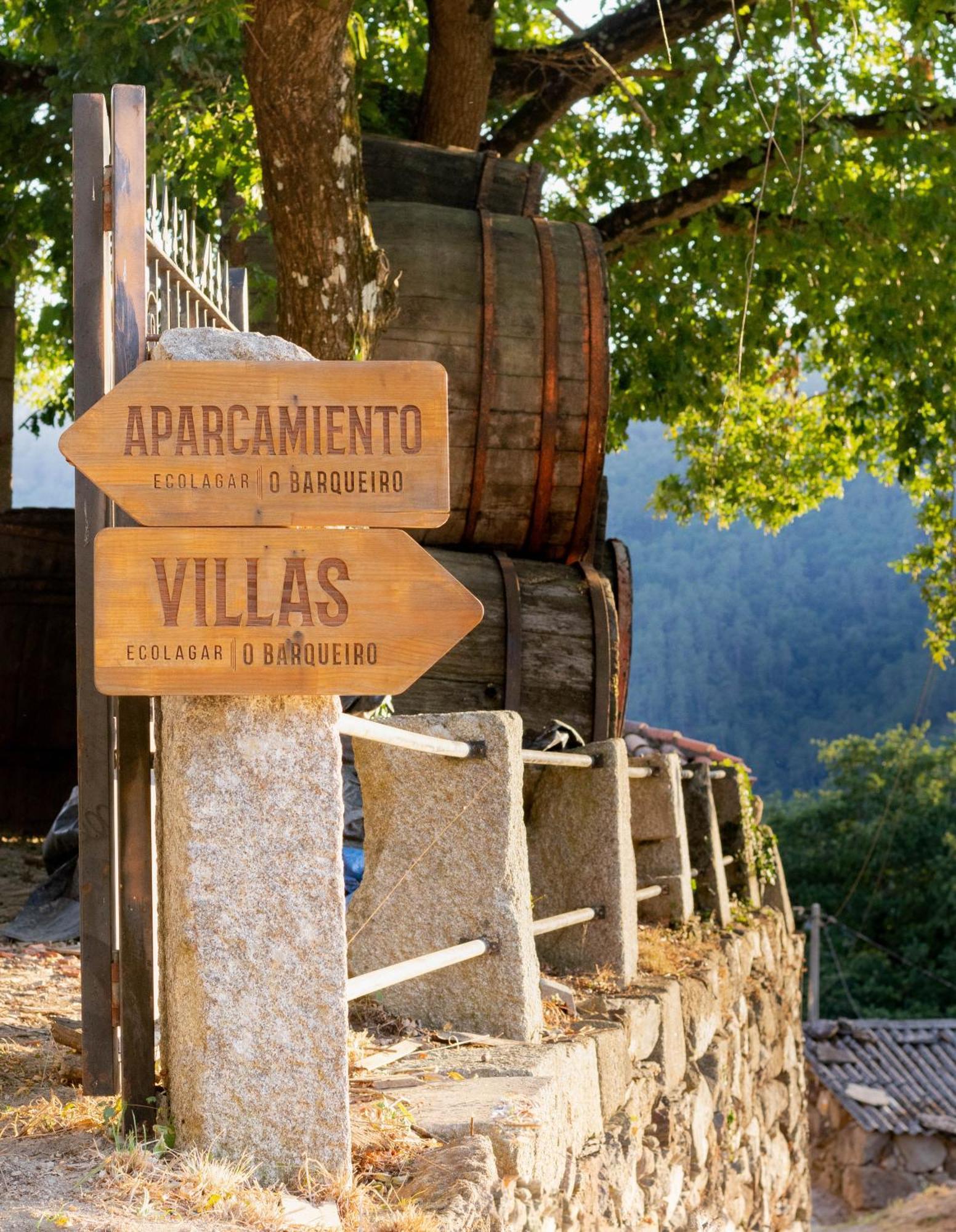 Ecolagar O Barqueiro Villa Pantón Exteriör bild